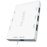 be quiet! Light Wings White 140mm PWM high-speed Triple Pack, Gehäuselüfter weiß, 3er Pack, inkl. ARGB-Hub, 140 mm