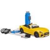 bruder bworld PKW Service Center + bruder Roadster, Spielfahrzeug 