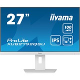 iiyama XUB2792QSU-W6, LED-Monitor 69 cm (27 Zoll), weiß (matt), WQHD, IPS, AMD Free-Sync, 100Hz Panel