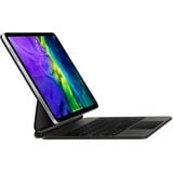 Apple Magic Keyboard für das 11" iPad Pro (2. Generation), Tastatur schwarz, US-Layout, Scherenmechanik