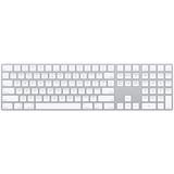 Apple Magic Keyboard mit Ziffernblock, Tastatur silber/weiß, US-Layout, Rubberdome