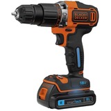 BLACK+DECKER Akku-Schlagbohrschrauber BDCHD18KST, 18Volt schwarz/orange, Li-Ionen-Akku 1,5 Ah