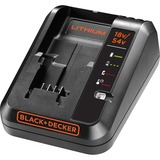 BLACK+DECKER Kombi-Ladegerät 54Volt / 18Volt, 2A schwarz