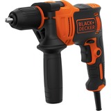 BLACK+DECKER Schlagbohrmaschine BEH550K orange/schwarz, Koffer, 550 Watt