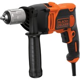 BLACK+DECKER Schlagbohrmaschine BEH850-QS orange/schwarz, 850W