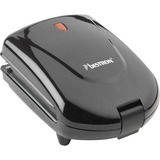 Bestron 3-in-1 Snackmaker ADM2003Z , Sandwichmaker schwarz, 520 Watt, mit 3 Platten-Sets