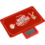 Bestron Küchenwaage AKS300C "Merry Christmas" rot