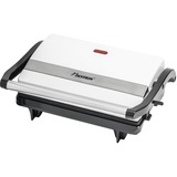 Bestron Paninigrill APM123W, Kontaktgrill weiß/schwarz, 700 Watt