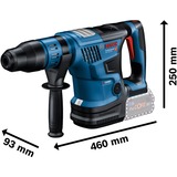 Bosch Akku-Bohrhammer BITURBO GBH 18V-36 C Professional blau/schwarz, 2x Akku ProCORE18V 5,5Ah, Bluetooth Modul, im Koffer