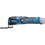 Bosch Akku-Multi-Cutter GOP 12V-28 Professional, Multifunktions-Werkzeug blau/schwarz, ohne Akku und Ladegerät, L-BOXX