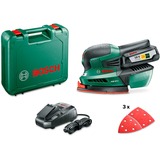 Bosch Akku-Multischleifer PSM 18 LI, 18Volt grün/schwarz, Li-Ionen Akku 2,5Ah, POWER FOR ALL ALLIANCE