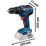 Bosch Akku-Schlagbohrschrauber GSB 18V-55 Professional solo, 18Volt blau/schwarz, ohne Akku und Ladegerät