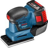 Bosch Akku-Schwingschleifer GSS 18V-10 Professional blau, 2x Li-Ionen Akku 5,0Ah, in L-BOXX