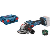 Bosch Akku-Winkelschleifer BITURBO GWS 18V-15 SC solo blau/schwarz, L-BOXX, ohne Akku und Ladegerät
