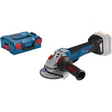 Bosch Akku-Winkelschleifer GWS 18V-10 PC Professional solo, 18Volt blau/schwarz, ohne Akku und Ladegerät, in L-BOXX