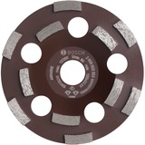 Bosch Diamant-Topfscheibe Expert for Abrasive, Ø 125mm, Schleifscheibe Bohrung 22,23mm, für Beton- und Winkelschleifer