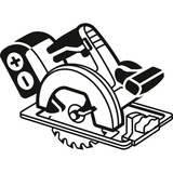 Bosch EXPERT Wood Kreissägeblatt, Ø 136mm, 24Z Bohrung 20mm, für Akku-Handkreissägen