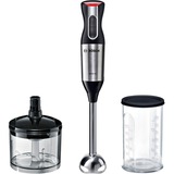Bosch ErgoMixx Style Set MS6CM6120, Stabmixer silber/schwarz, Inkl. Zerkleinerer