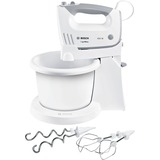 Bosch ErgoMixx standn'bowl MFQ 36460, Handmixer weiß/grau, inkl. Kunststoffrührschüssel