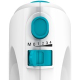 Bosch Handmixer CleverMixx FUN MFQ2210D weiß/türkis, 375 Watt