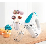 Bosch Handmixer CleverMixx FUN MFQ2210D weiß/türkis, 375 Watt