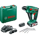 Bosch Heimwerken & Garten Akku-Bohrhammer Uneo Maxx, 18Volt grün/schwarz, Li-Ion-Akku 2,5Ah, im Koffer, POWER FOR ALL ALLIANCE