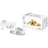 Bosch Home Durchlaufschnitzler VeggieLove Set, Zerkleinerer weiß, für MUM Serie 2, MUM Serie 4, MUM 5