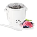 Bosch Home Eisbereiter-Aufsatz MUZ5EB2, Eismaschine weiß, für Küchenmaschine MUM5