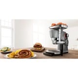 Bosch Home Fleischwolf Hunting Adventure Set, Aufsatz MUZ9HA1 silber/schwarz, für Küchenmaschine OptiMUM