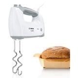 Bosch Home Handmixer ErgoMixx MFQ36400 weiß/grau, 450 Watt
