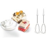Bosch Home Handmixer ErgoMixx MFQ36470 weiß/grau, 450 Watt, mit Mixfuß und Becher