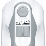 Bosch Home Handmixer ErgoMixx standn'bowl MFQ36460 weiß/grau, 450 Watt, mit Schüssel und Geräteständer