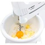 Bosch Home Handmixer ErgoMixx standn'bowl MFQ36460 weiß/grau, 450 Watt, mit Schüssel und Geräteständer