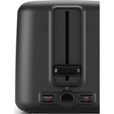 Bosch Home Kompakt-Toaster DesignLine TAT3P420DE edelstahl/schwarz, 970 Watt, für 2 Scheiben Toast