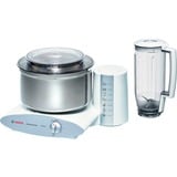 Bosch Home MUM6N21 universal plus Küchenmaschine weiß/silber, 1.000 Watt