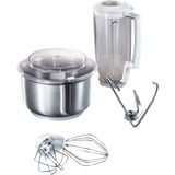 Bosch Home MUM6N21 universal plus Küchenmaschine weiß/silber, 1.000 Watt