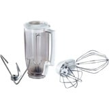 Bosch Home MUM6N21 universal plus Küchenmaschine weiß/silber, 1.000 Watt