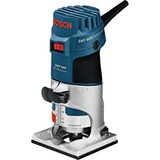 Bosch Kantenfräse GKF 600 Professional, Oberfräse blau, L-BOXX, 600 Watt