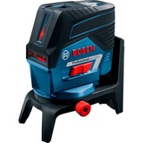 Bosch Kombilaser GCL 2-50 C Professional + RM2 + BM3, Kreuzlinienlaser blau/schwarz, L-BOXX, Li-Ionen Akku 2,0Ah, rote Laserlinien, mit Halterungen