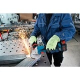 Bosch PRO Akku-Winkelschleifer BITURBO GWS 18V-15 C Professional solo blau/schwarz, ohne Akku und Ladegerät, in L-BOXX