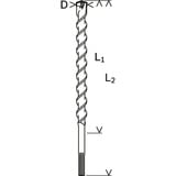 Bosch PRO SDS max-7 Hammerbohrer, Ø 35mm Arbeitslänge 800mm