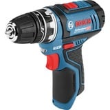 Bosch Professional Akku-Bohrschrauber GSR 12V-15 FC Professional, 12Volt blau/schwarz, 2x Li-Ionen Akku 2,0Ah, in L-BOXX