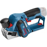 Bosch Professional Akku-Hobel GHO 12V-20 Professional solo, Elektrohobel blau/schwarz, ohne Akku und Ladegerät, in L-BOXX