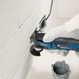 Bosch Professional Akku-Multi-Cutter GOP 12V-28 Professional, 12Volt, Multifunktions-Werkzeug blau/schwarz, 2x Li-Ionen Akku 3,0Ah, in L-BOXX