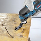 Bosch Professional Akku-Multi-Cutter GOP 12V-28 Professional, Multifunktions-Werkzeug blau/schwarz, ohne Akku und Ladegerät, L-BOXX