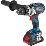 Bosch Professional Akku-Schlagbohrschrauber GSB 18V-110 C Professional, 18Volt blau/schwarz, 2x Akku ProCORE18V 4,0Ah, L-BOXX