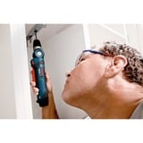 Bosch Professional Akku-Winkelbohrschrauber GWB 12V-10 Professional, 12Volt blau/schwarz, 2x Li-Ionen Akku 2,0Ah, in L-BOXX