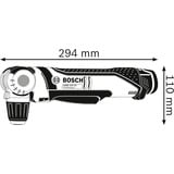 Bosch Professional Akku-Winkelbohrschrauber GWB 12V-10 Professional solo, 12Volt blau/schwarz, ohne Akku und Ladegerät