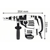 Bosch Professional Bohrhammer GBH 3-28 DFR Professional blau/schwarz, 800 Watt, Koffer