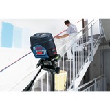 Bosch Professional Kombilaser GCL 2-50 C Professional + RM2 (LBR), Kreuzlinienlaser blau/schwarz, rote Laserlinien, mit Halterung